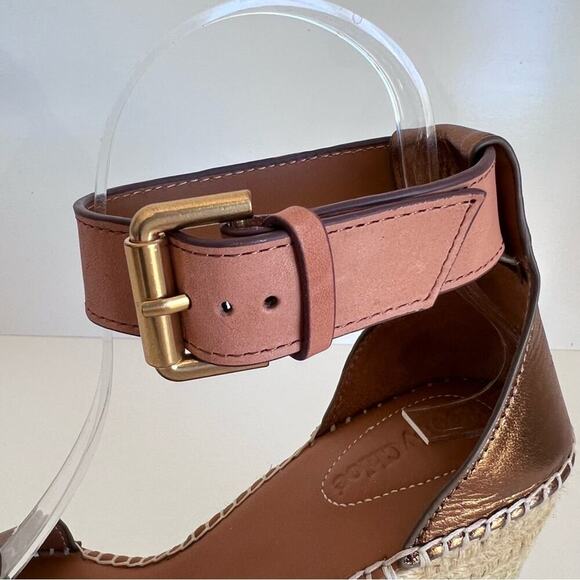 See by Chloe Bronze Glyn Espadrille Sandals - Picture 12 of 14